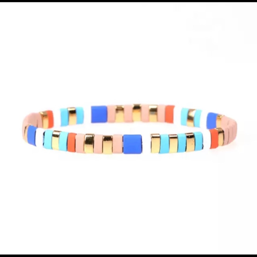 Bohemian Tila Bead Bracelet - Picture 2 of 6